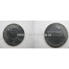 Žeton na telefon - Protektorát - Böhmen und Mähren